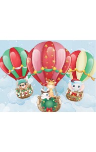 Алмазные узоры. Воздушные шары 30*40,06572