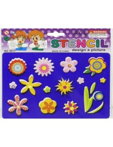 Трафарет КАЛЕЙДОСКОП с раскраской (М-6531)