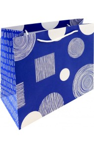 Пакет 32,4*26*12,7 Синий абстракция 88013