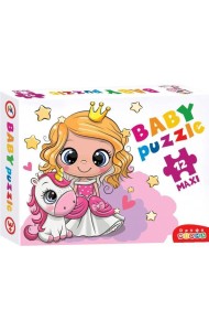 Baby Puzzle. 4035 Принцесса и единорог