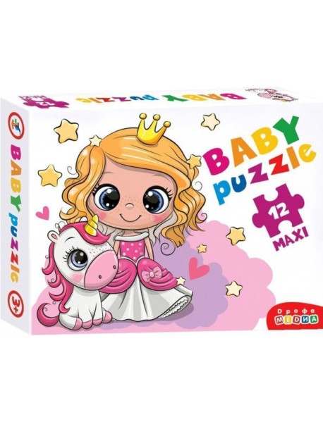 Baby Puzzle. 4035 Принцесса и единорог