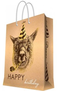 Пакет бумажный 17.8х22.9х9.8 Happy Birthday 83568