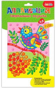 Сверкающая мозаика 2957 Птичка на ветке