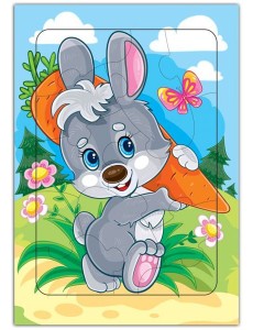 Развивающие рамки. 3816 Зайка Развивающие рамки. 3816 Зайка