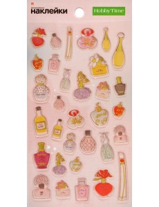 Наклейки объемные "Мир девочек" 10видов, 2-141/17