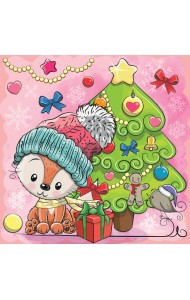 Алмазные узоры. Долгожданный подарок. 30*30,06576