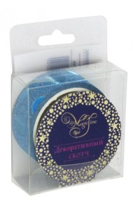 Лента самокл. Голубые шарики 77746