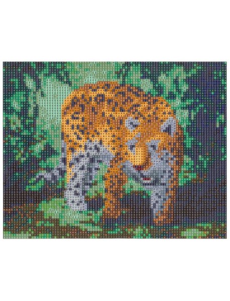 Алмаз. мозаика ЛЕОПАРД 25х30см M-11482