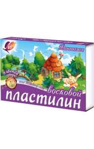 Пластилин воск. 8цв Фантазия стек 25С 1522-08