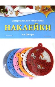 НГ Наклейки из фетра Олень,С3740
