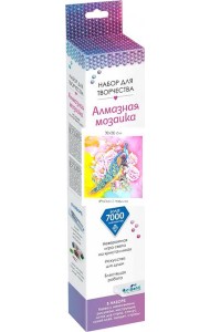 Алмазные узоры. Райский павлин. 30*30,06123