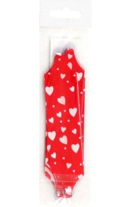 Бант подарочный 10.5см Сердечки,BOWP-3D