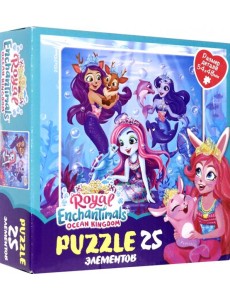 Энчантималс.Пазл-25Э Играем под водой,07141