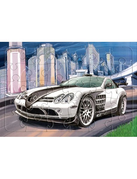 Пазл 30эл. Легковой автомобиль Мерседес