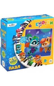 Енотки.Пазл-25 Танец с веерами,06880