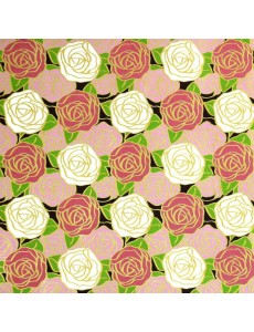 Бумага упаковочная "Розы" (79718)