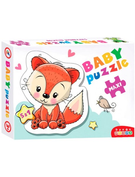 3843 Baby Puzzle. Лесные животные