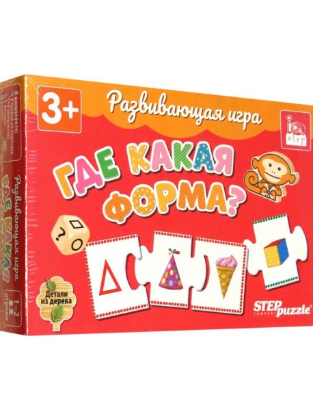 89860 Развивающая игра "Где какая форма?"