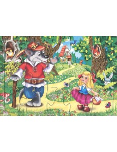 Пазл-15 Красная шапочка (П-1518) Пазл-15 Красная шапочка (П-1518)