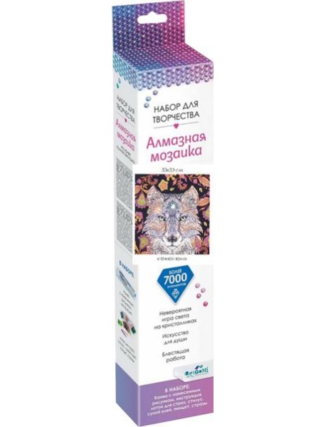 Алмазные узоры. Ночной волк. 30*30,06089