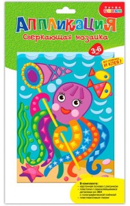 Сверкающая мозаика 2958 Веселый осьминог