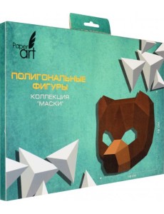 Фигура полигональная.Маска медведя,ИПМ07 Фигура полигональная.Маска медведя,ИПМ07