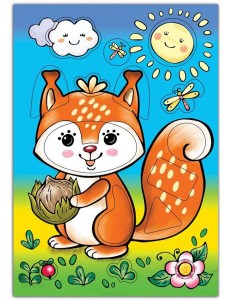 Развивающие рамки. 3820 Бельчонок