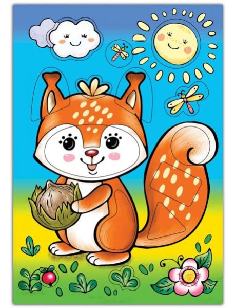 Развивающие рамки. 3820 Бельчонок