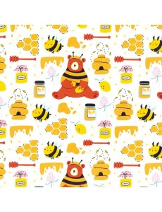 Упаковочная бумага "Honey" MS_46389