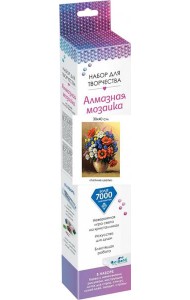 Алмазные узоры. Летние цветы. 30*40,06092