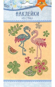 Наклейки из страз Фламинго,С3284-11