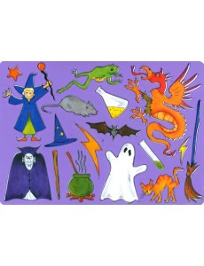 Шаблон д/рисования MAGIC 265х187 фиолетовый Шаблон д/рисования MAGIC 265х187 фиолетовый