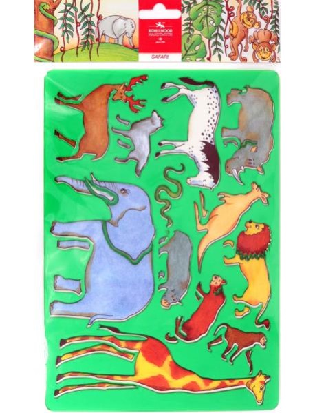 Трафарет "Сафари" 325х202мм 9820-1