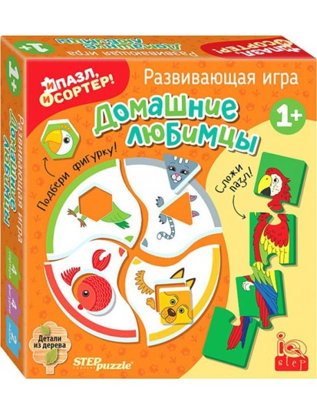 89867 Развив. игра "Домашние любимцы. И пазл.."