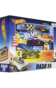 Hot Wheels.Пазл-35гиг. Гонка, 05855