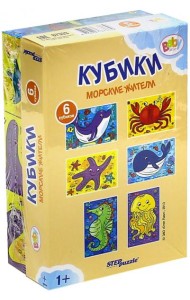 87333 6 кубиков Baby Step асс. (4 блока по 12 шт)