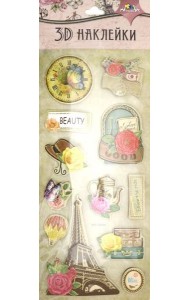Наклейки 3D,11х29см,С3483-04