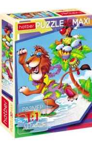 Hatber Puzzle-30 MAXI Каникулы в Африк,30ПЗ4_28356