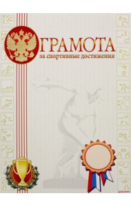13506 Грамота за спортивные достижения