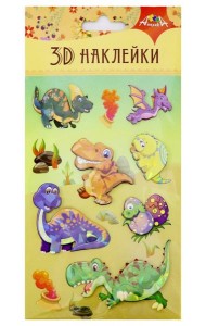 Наклейки 3D,9,5х18,5см,С3485-02