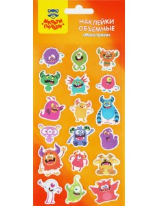Наклейки объемные "Монстрики" PS_39795 Наклейки объемные "Монстрики" PS_39795