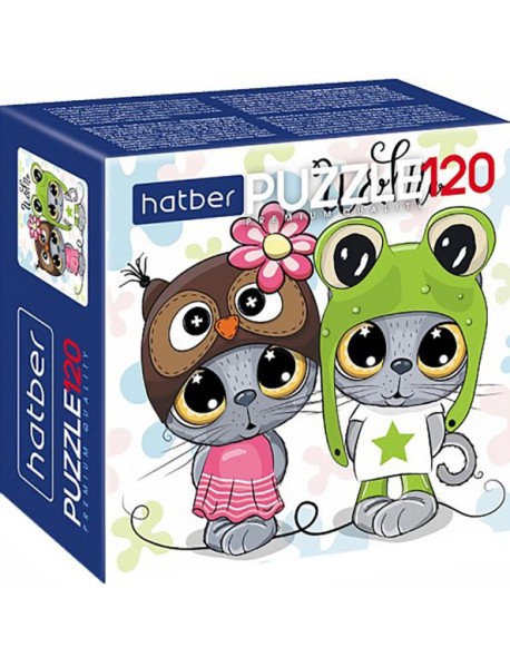 Hatber Puzzle-120 Кототерапия,120ПЗ5_19513