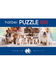 Hatber Puzzle-500 Панорама.Собачки 500ПЗ2_18371