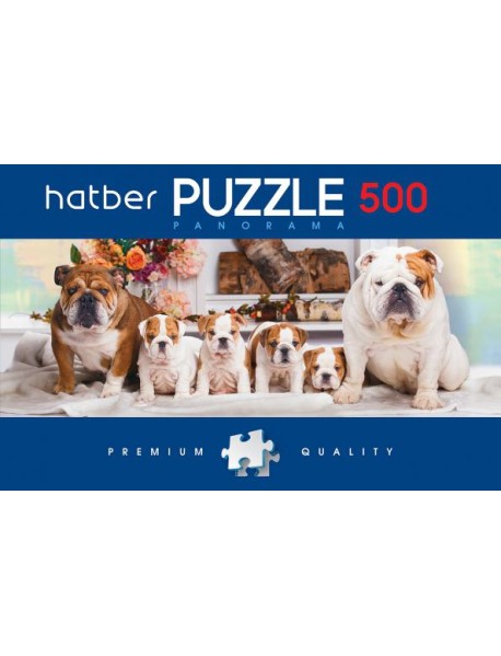 Hatber Puzzle-500 Панорама.Собачки 500ПЗ2_18371