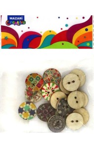 Пуговицы декоративные 18шт SORT M-20140