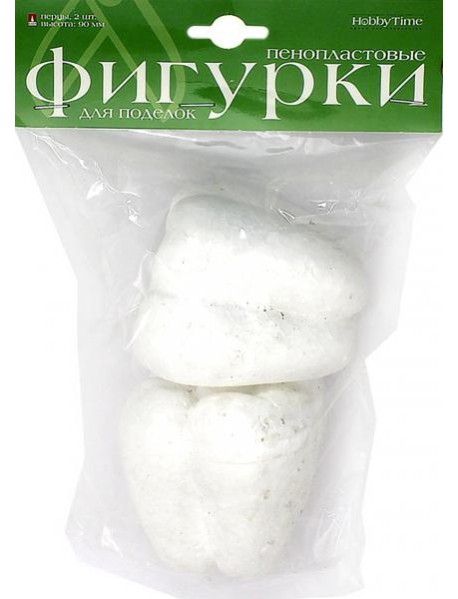 Пенопластовые фигурки 2шт,90мм,ПЕРЦЫ,2-184/06