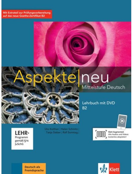 Aspekte neu. B2. Lehrbuch mit DVD. Mittelstufe Deutsch