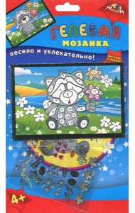 Мозаика гелевая А6,Енот,С2603-11
