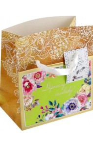 Пакет-коробка 15х9х11 Дорогому человеку арт.83552