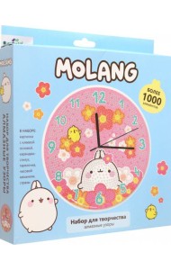 Molang. Алмазные узоры. Часы. Поле цветов, 07531